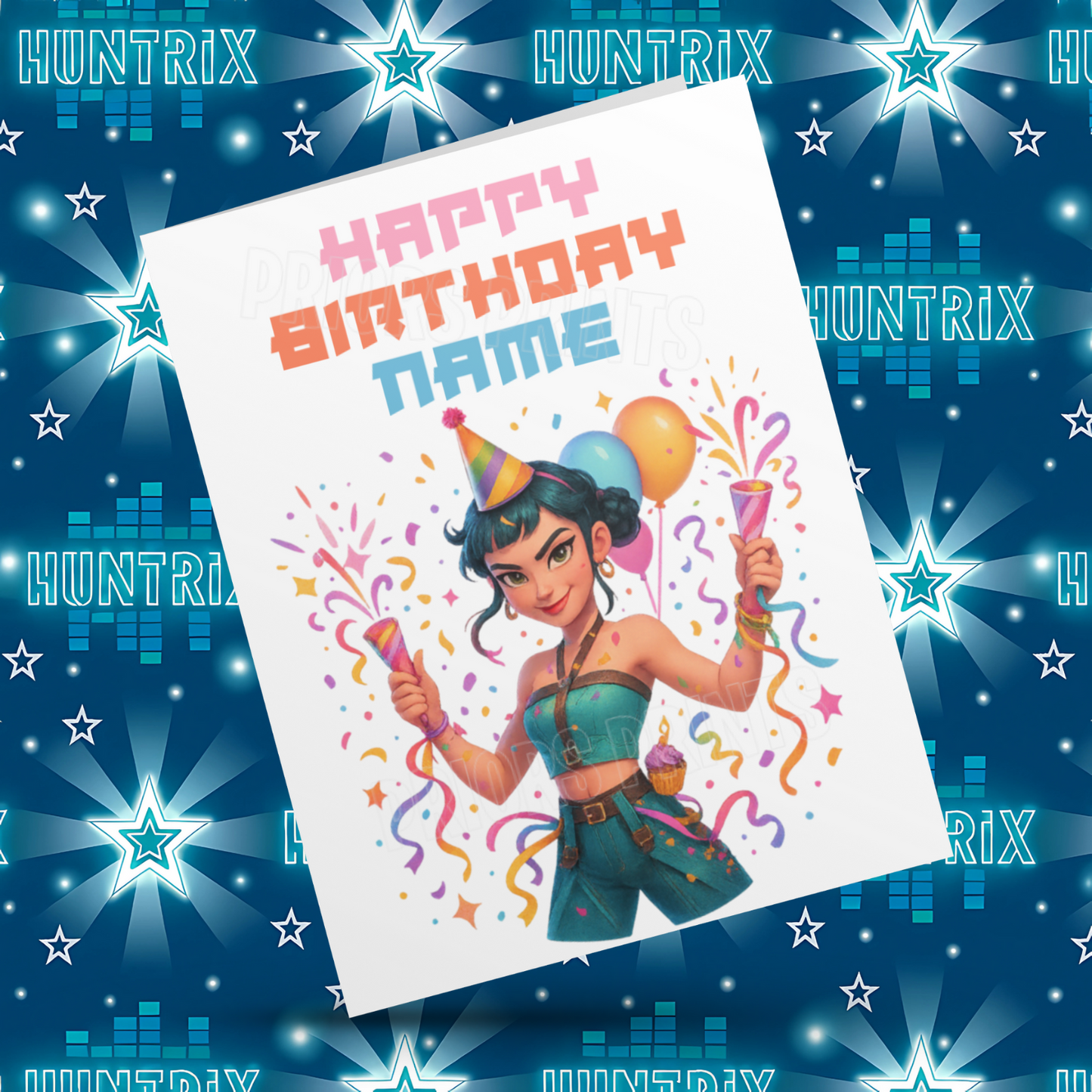 Personalised K Pop Demon Hunters Birthday Card