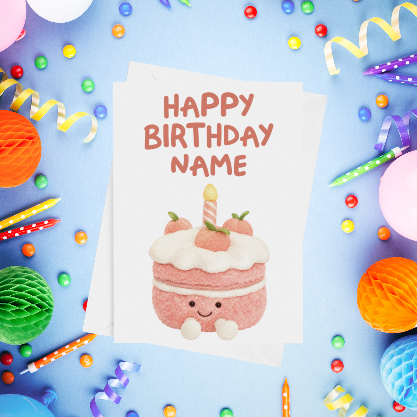 Jelly Cat Personalised Birthday Cards