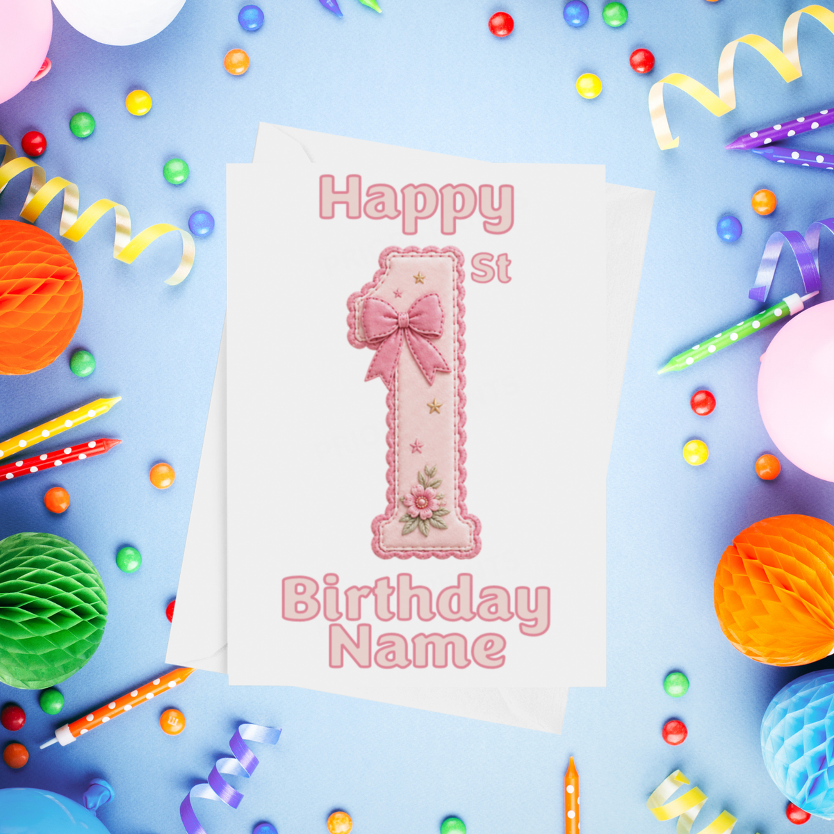 Princess Personalised Birthday Card Ages 1-9