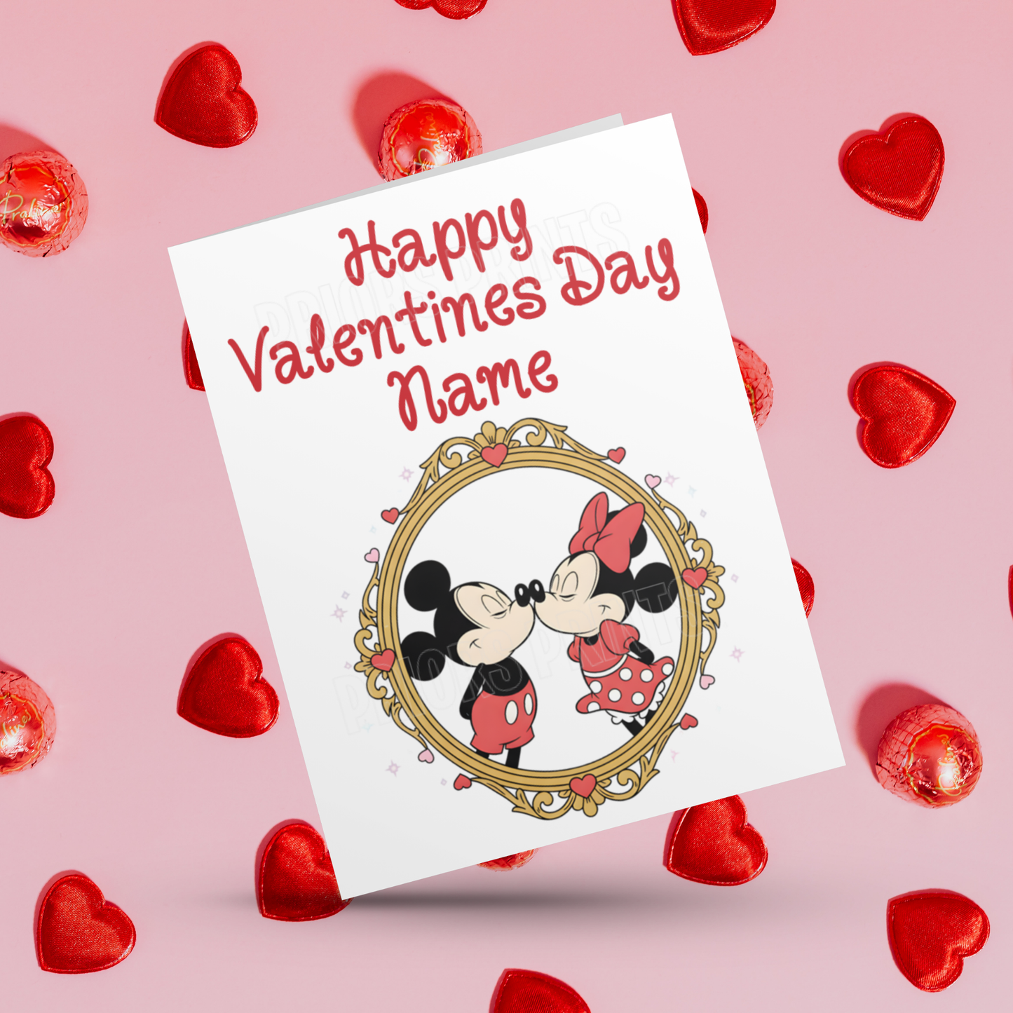 Mickey Mouse & Friends Personalised Valentines Day Cards I Mickey Mouse I Minnie Mouse I Donald Duck I Daisy Duck