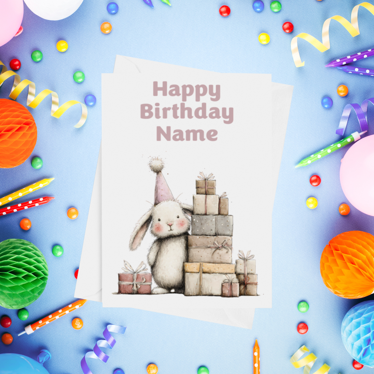 Cute Animals Personalised Birthday Card
