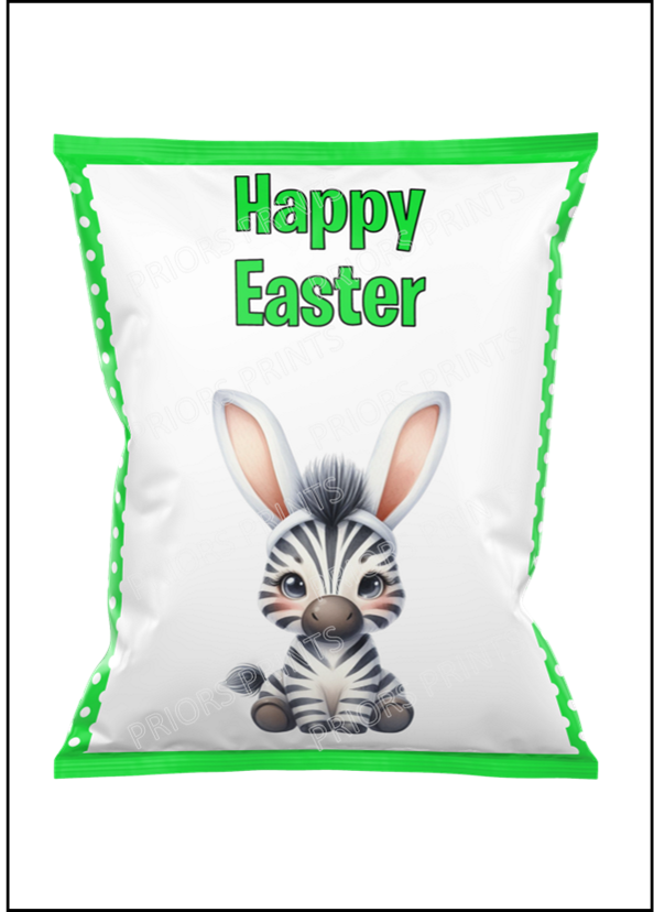 Easter Animals with Bunny Ears Treat Packets (Medium Sized)