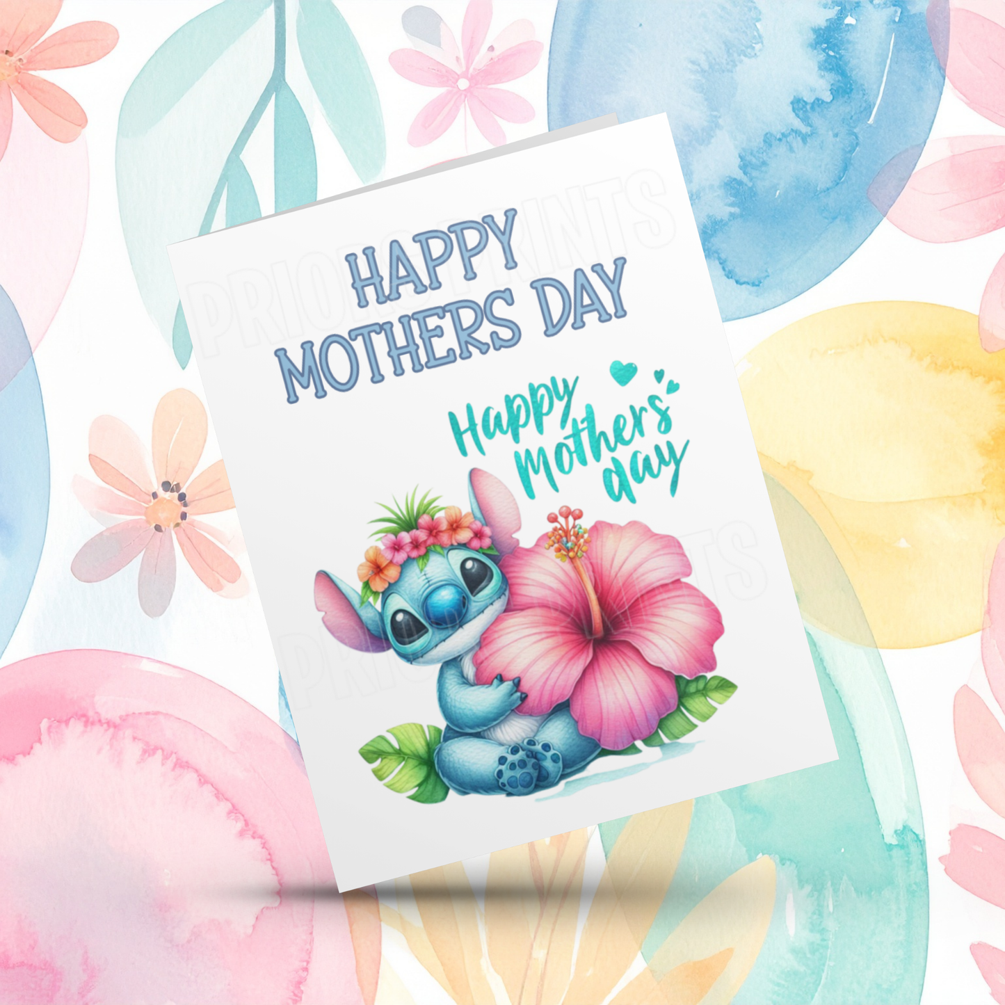 Stitch Happy Mothers Day Card