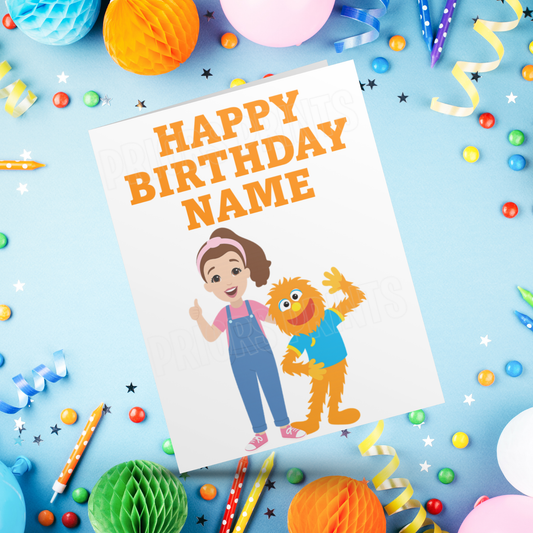 Ms Rachel Personalised Birthday Card I Miss Rachel I Mrs Rachel