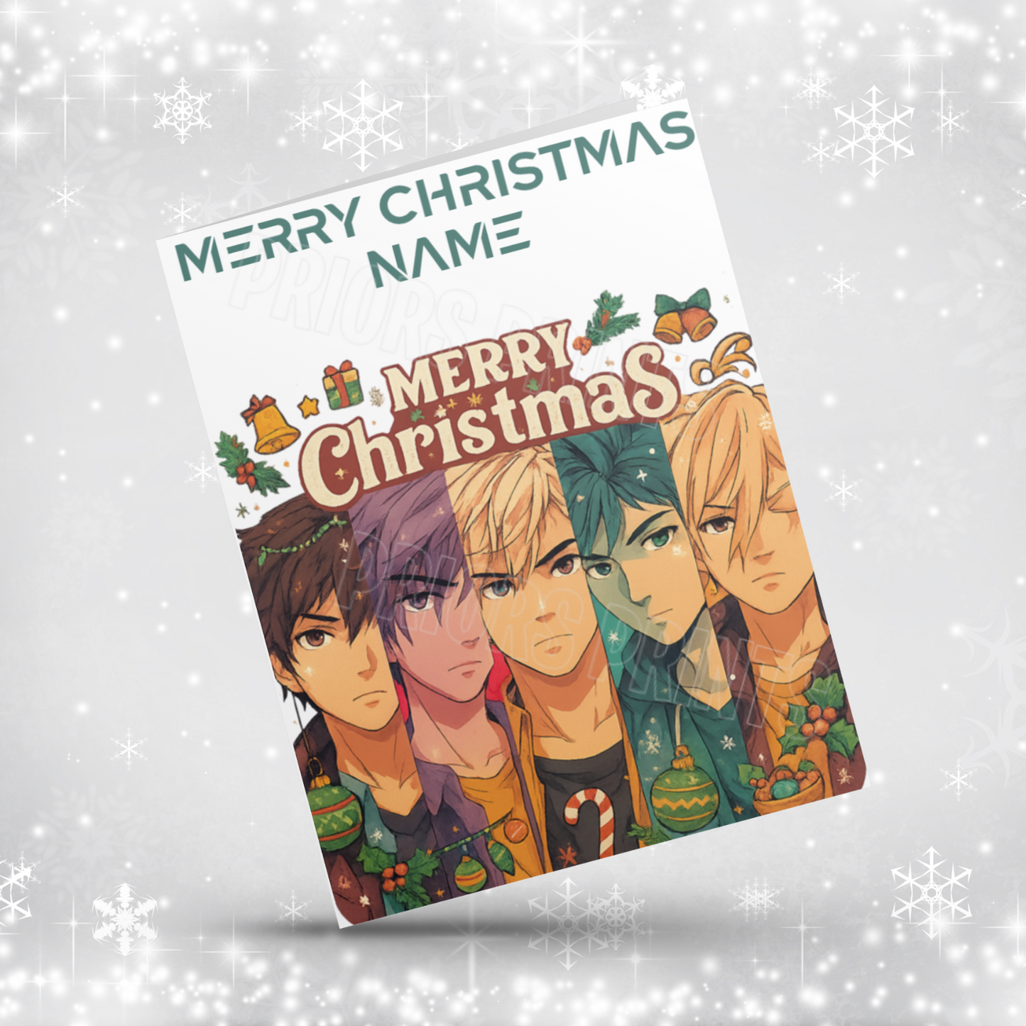 K Pop Demon Hunters Personalised Christmas Card NEW