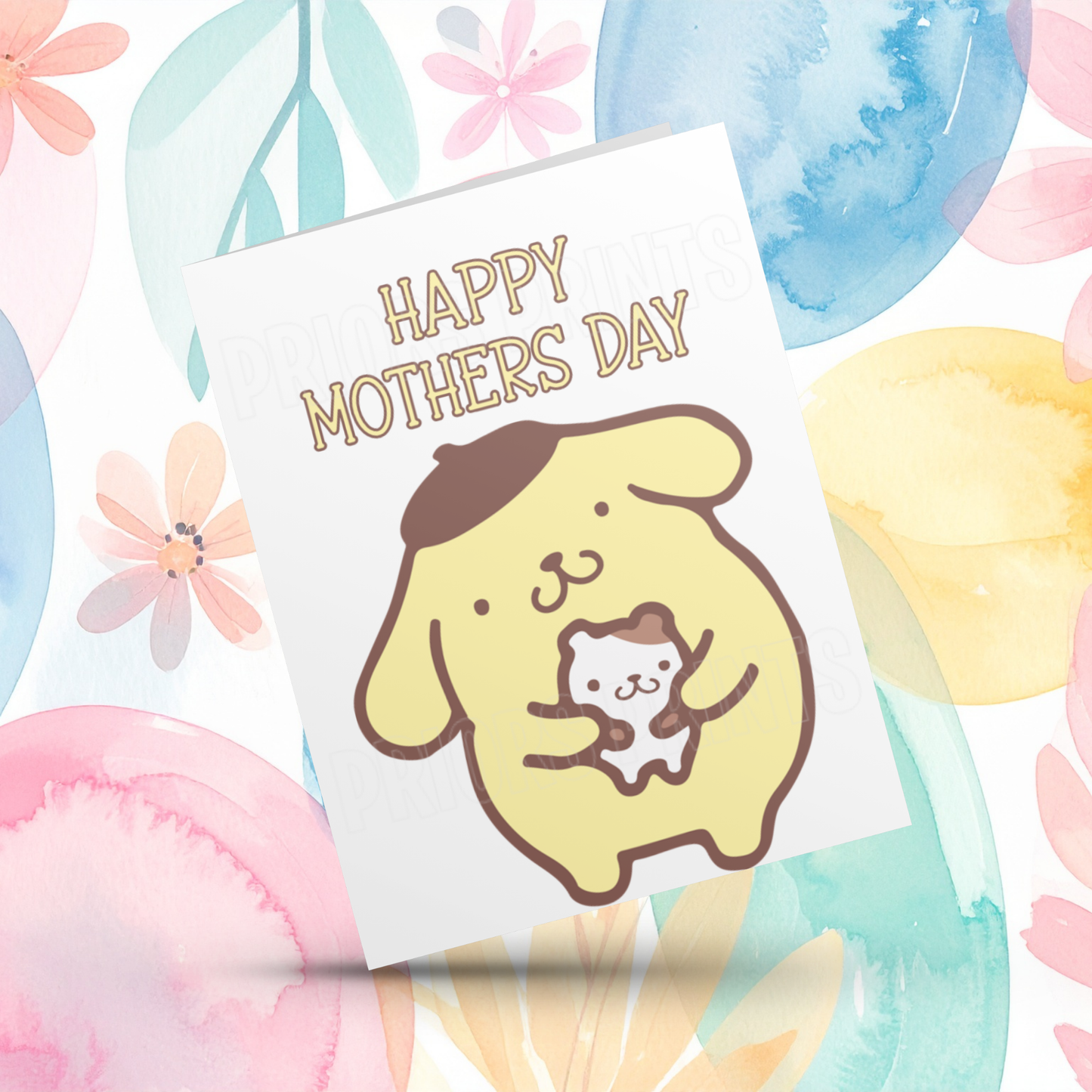 Hello Kitty & Friends Happy Mothers Day Card I Keroppi I Badtz Muro I Pochacco I Pompompurin I Cinnamoroll I My Melody I Kuromi