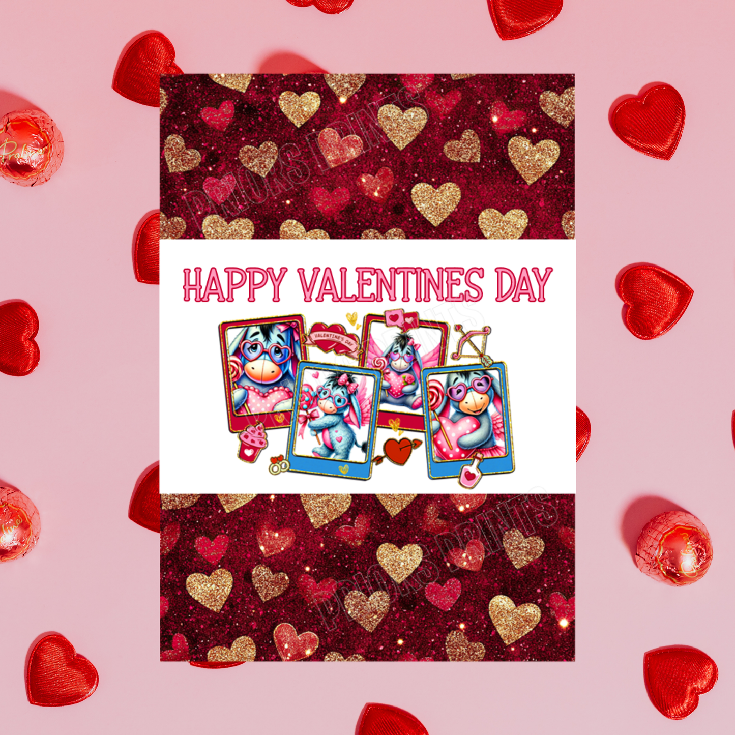 Cute Character Valentines Day Chocolate Bar Wrappers I Groot I Eeyore I Spiderman I Stitch I Sonic I Winnie The Pooh I Minnie Mouse