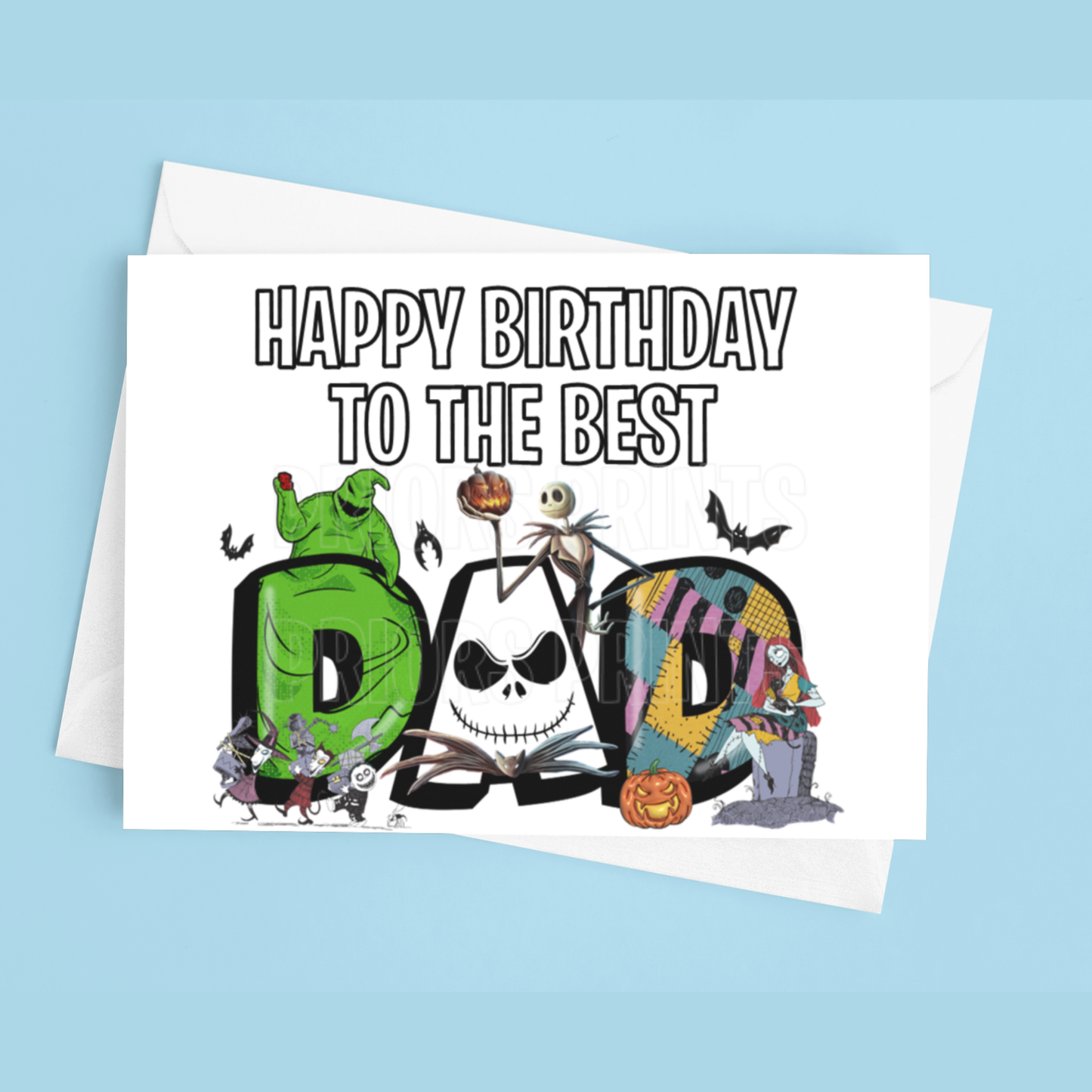 Happy Birthday Mixed Character- To the best Dad or Papa