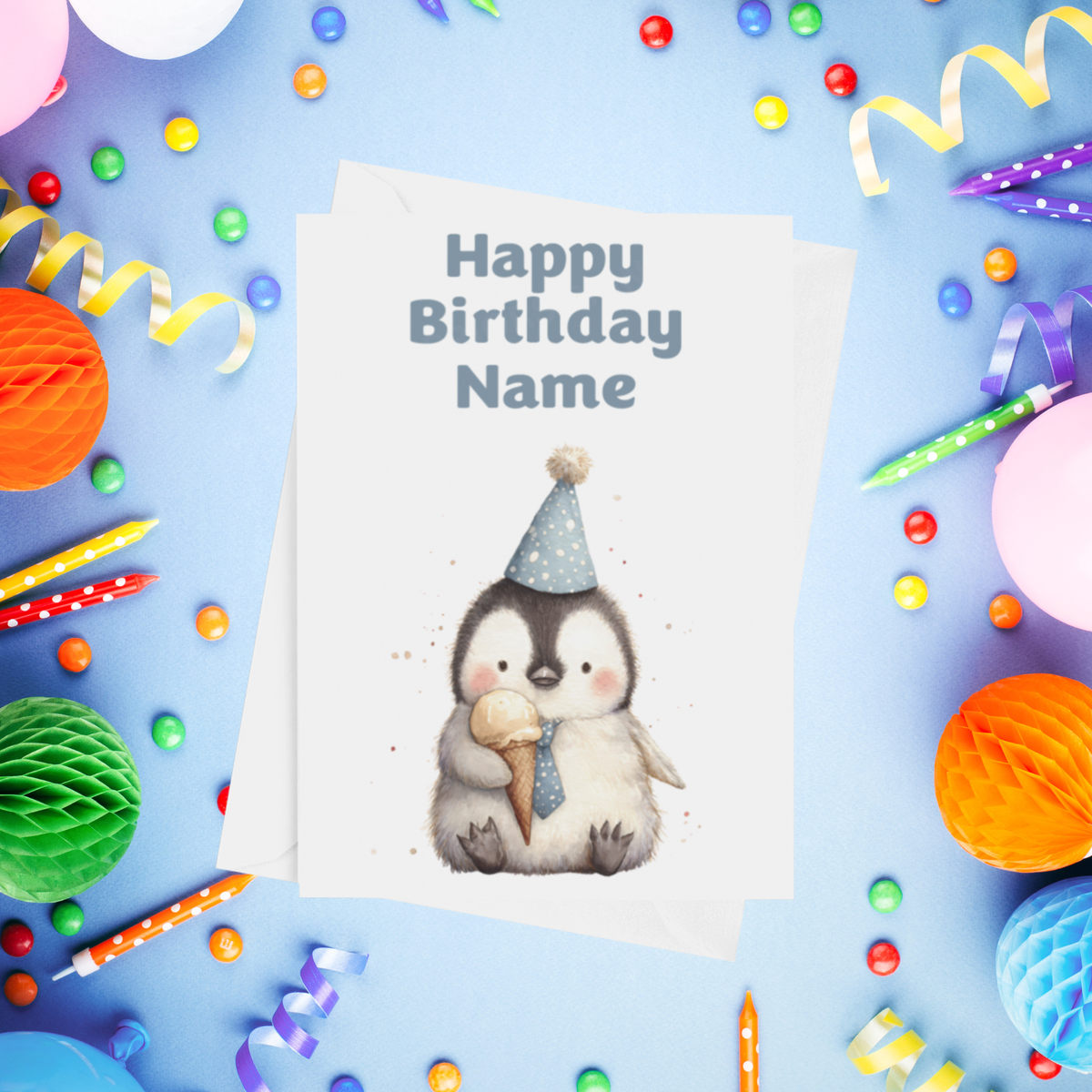 Cute Animals Personalised Birthday Card