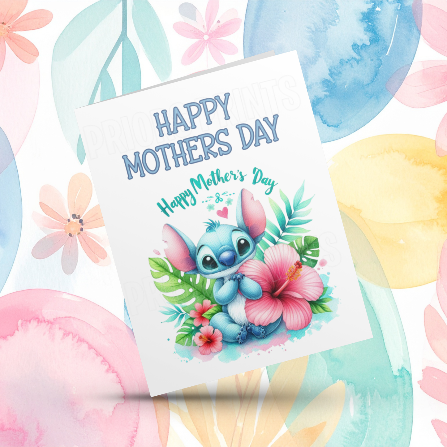Stitch Happy Mothers Day Card