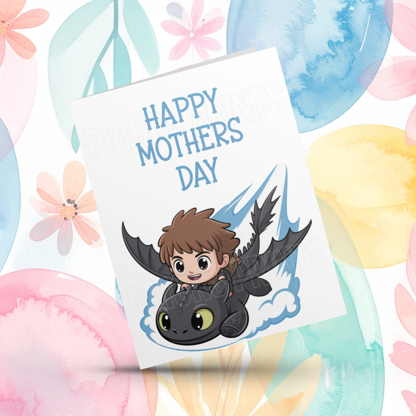 How To Train Your Dragon Mothers Day Card