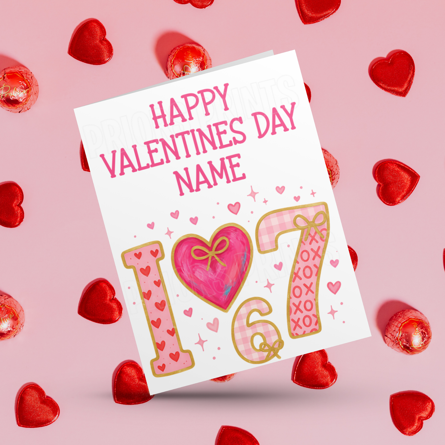 Cute Personalised Six Seven Valetines Cards I 67 I Sixseven I 6 7