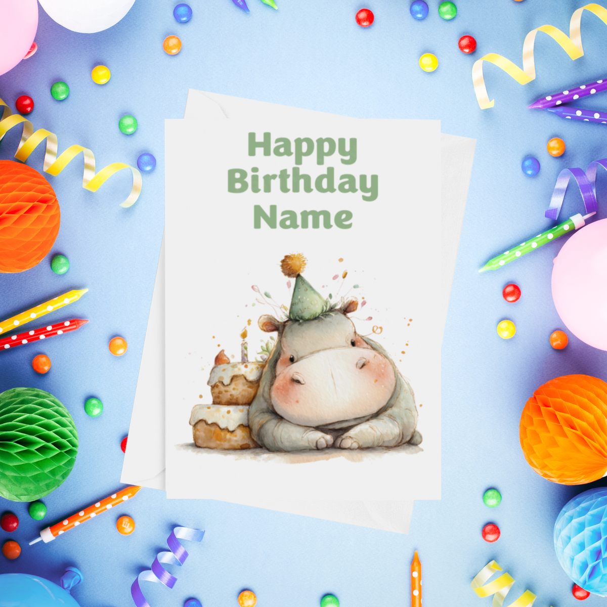 Cute Animals Personalised Birthday Card