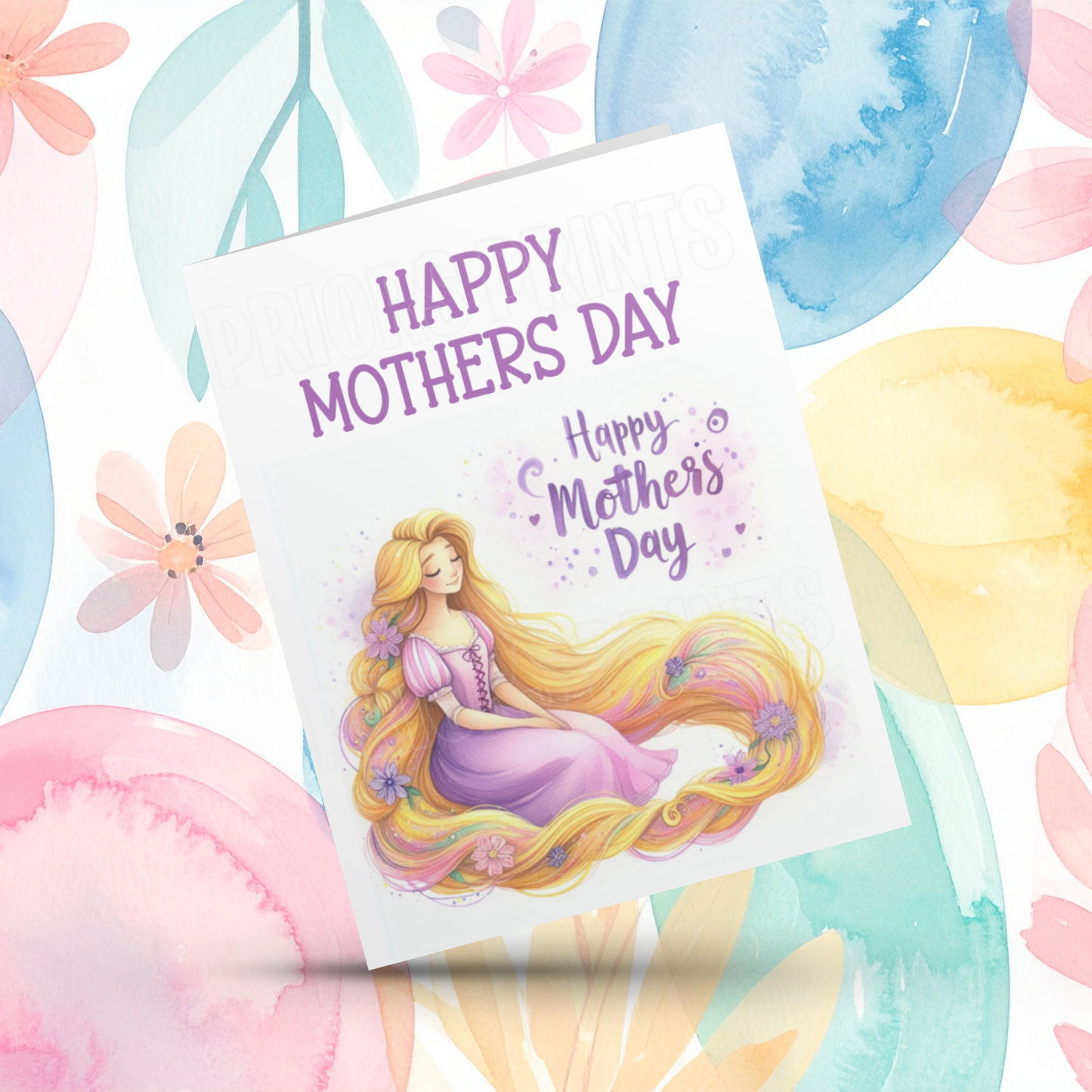 Mixed Character Happy Mothers Day Card