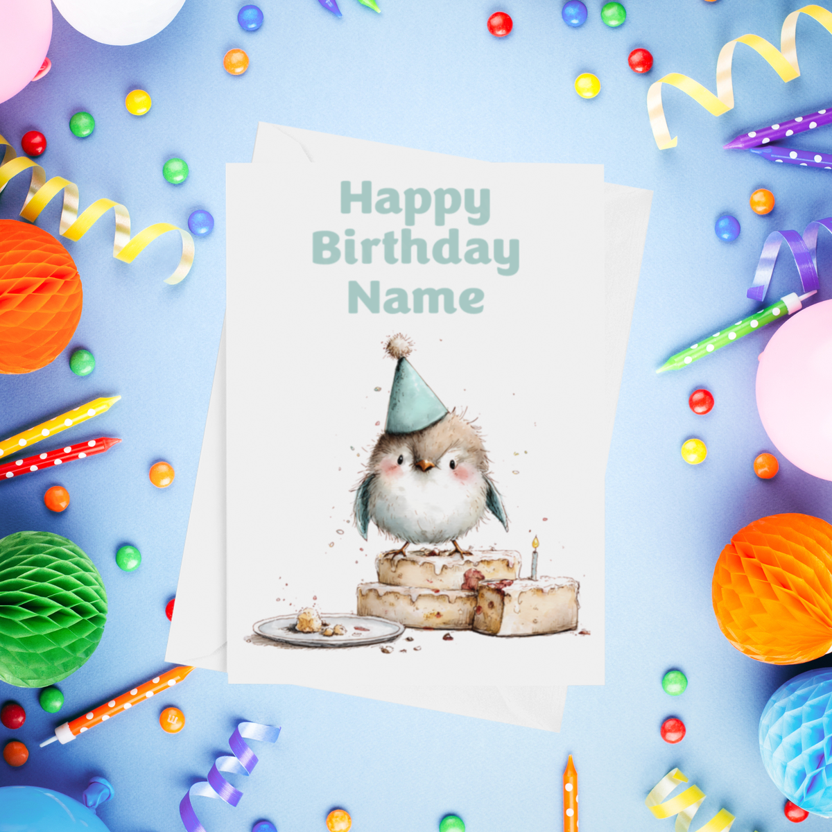 Cute Animals Personalised Birthday Card