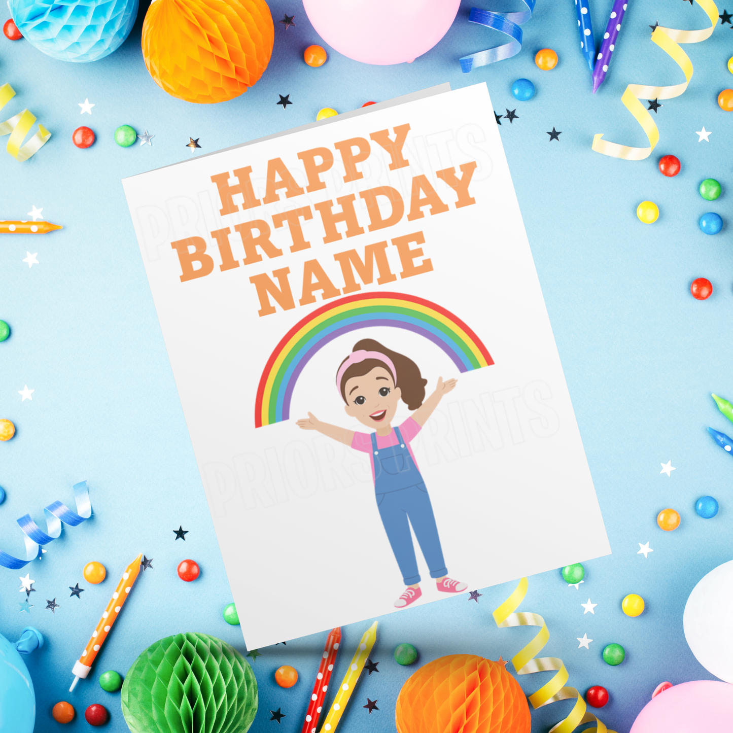 Ms Rachel Personalised Birthday Card I Miss Rachel I Mrs Rachel