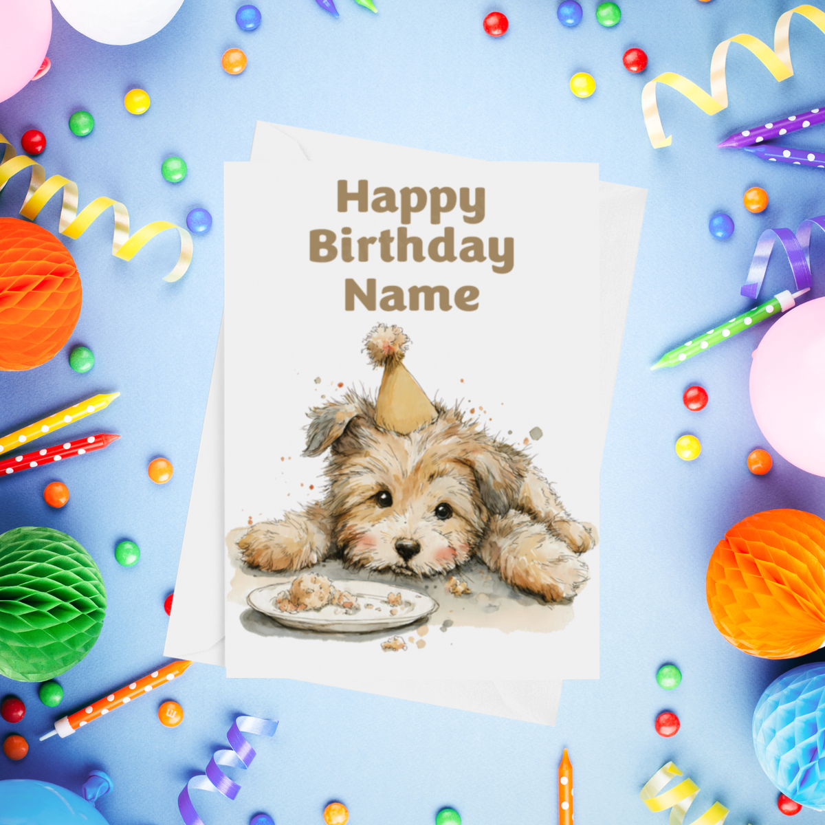 Cute Animals Personalised Birthday Card