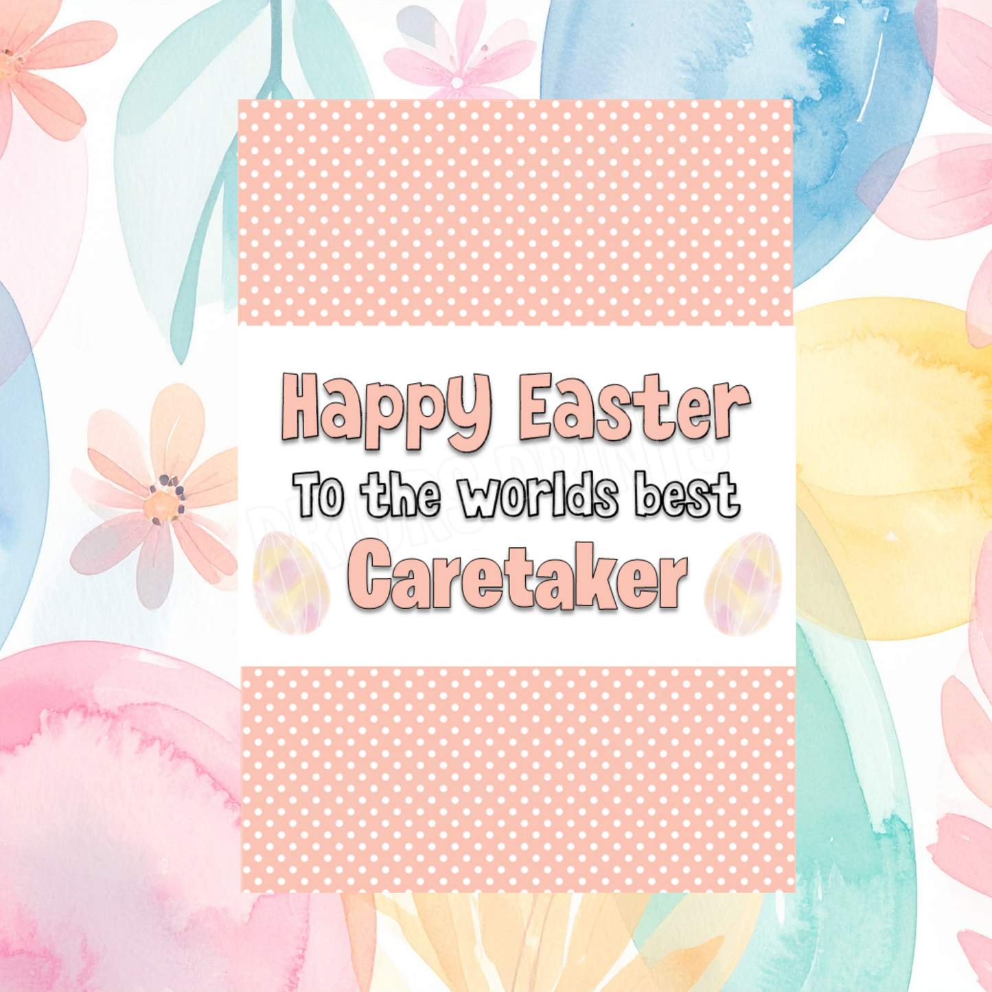 Worlds Best Teacher/ School  Nurse Easter Chocolate Bar Wrapper- For any School Roles