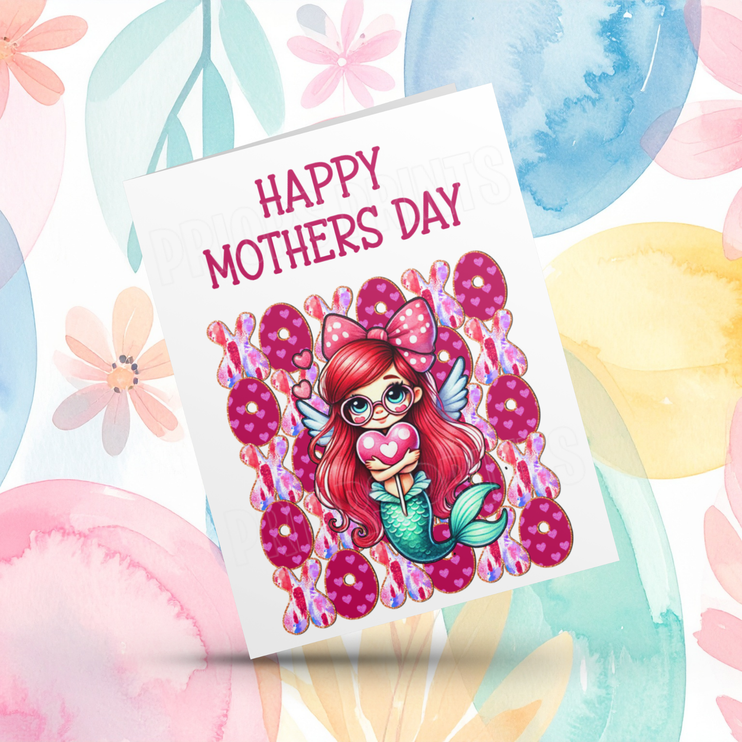 XOXO Mixed Character Happy Mothers Day Card