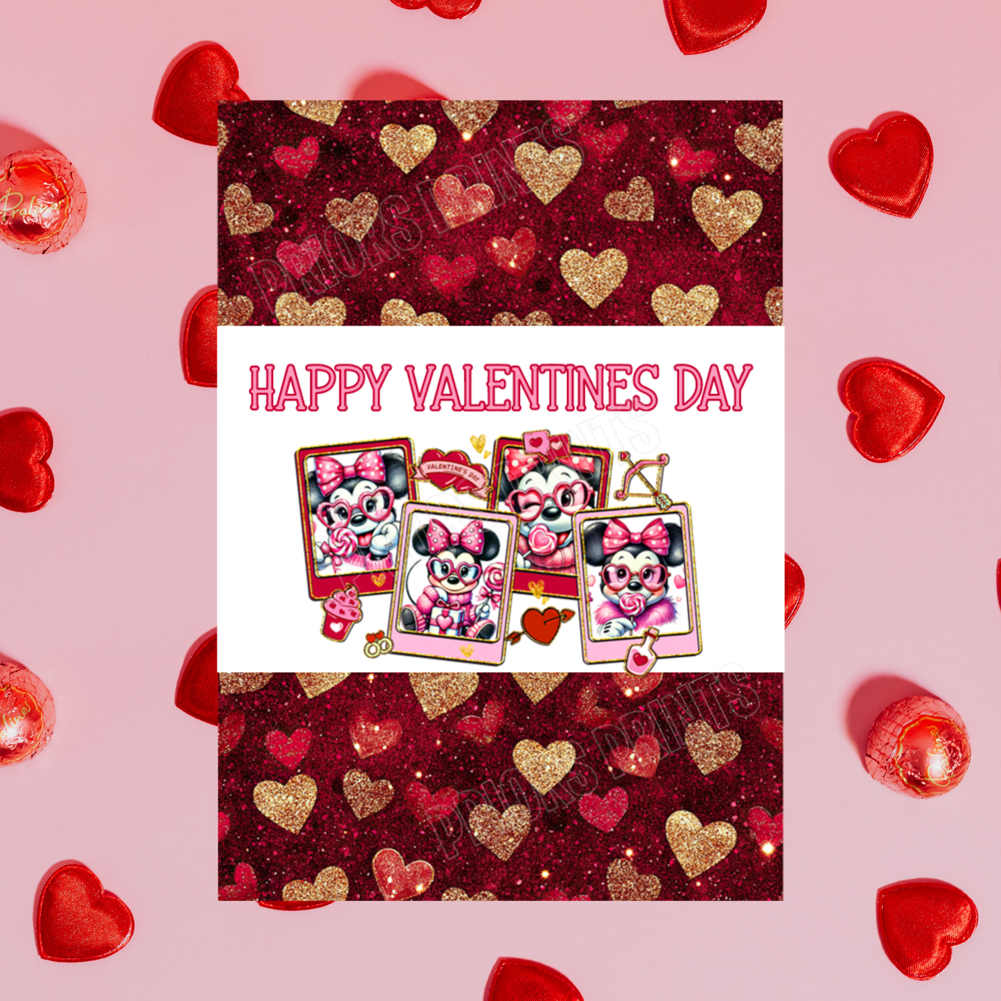 Cute Character Valentines Day Chocolate Bar Wrappers I Groot I Eeyore I Spiderman I Stitch I Sonic I Winnie The Pooh I Minnie Mouse