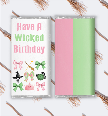 Wicked Chocolate Bar Wrappers