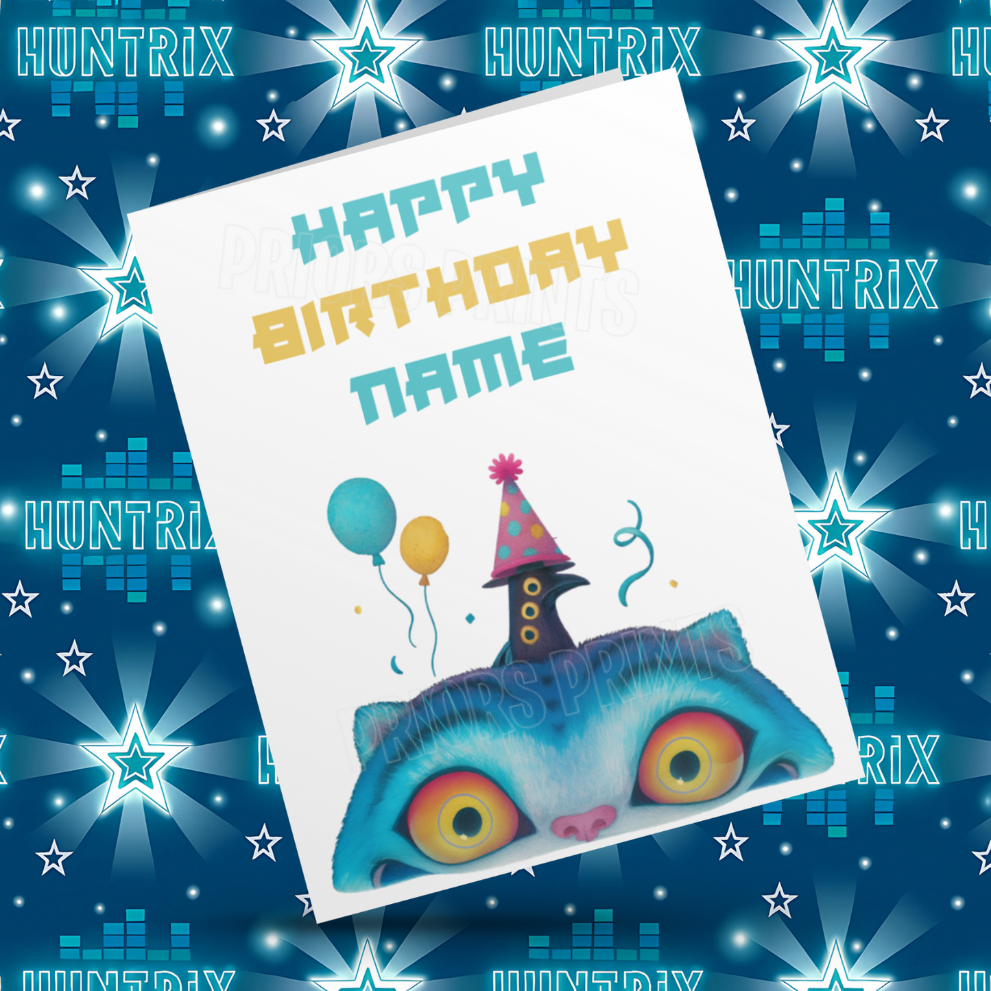 Personalised K Pop Demon Hunters Birthday Card