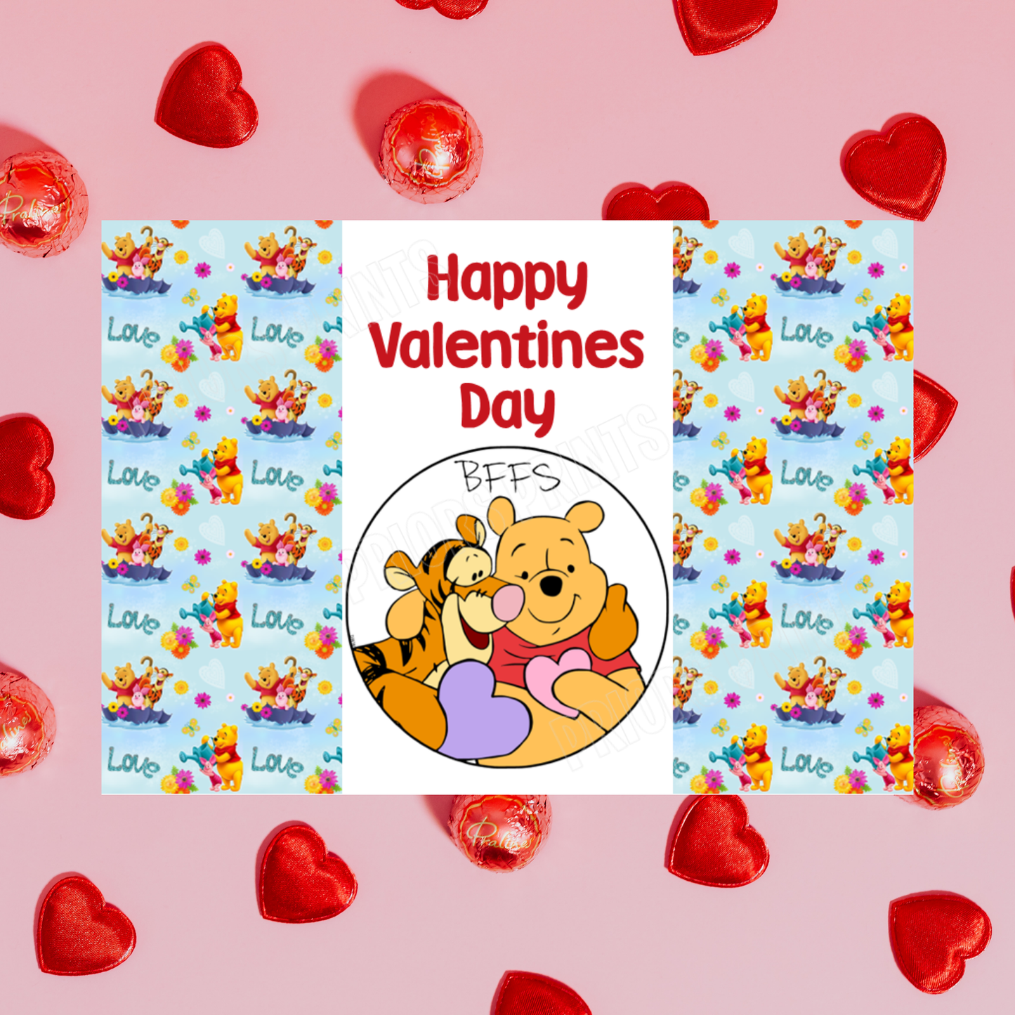 Winnie The Pooh Personalised Valentines Day Cards I Disney I Eeyore I Piglet I Tigger