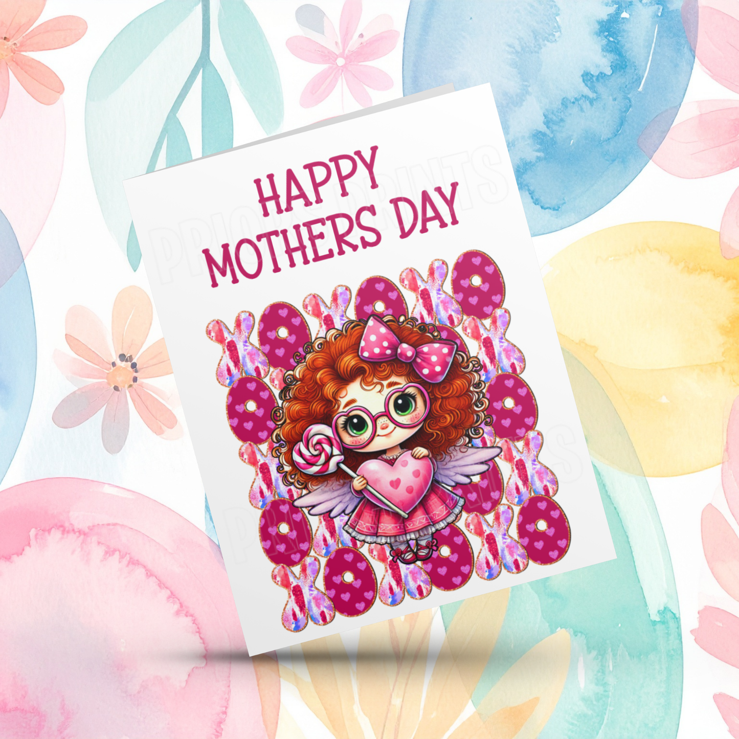 XOXO Mixed Character Happy Mothers Day Card