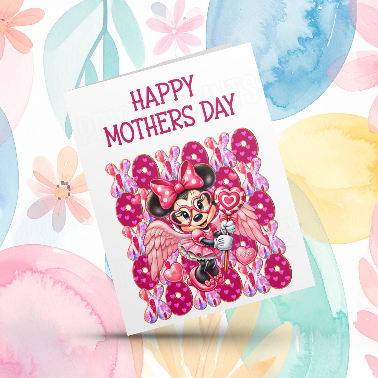 XOXO Mixed Character Happy Mothers Day Card