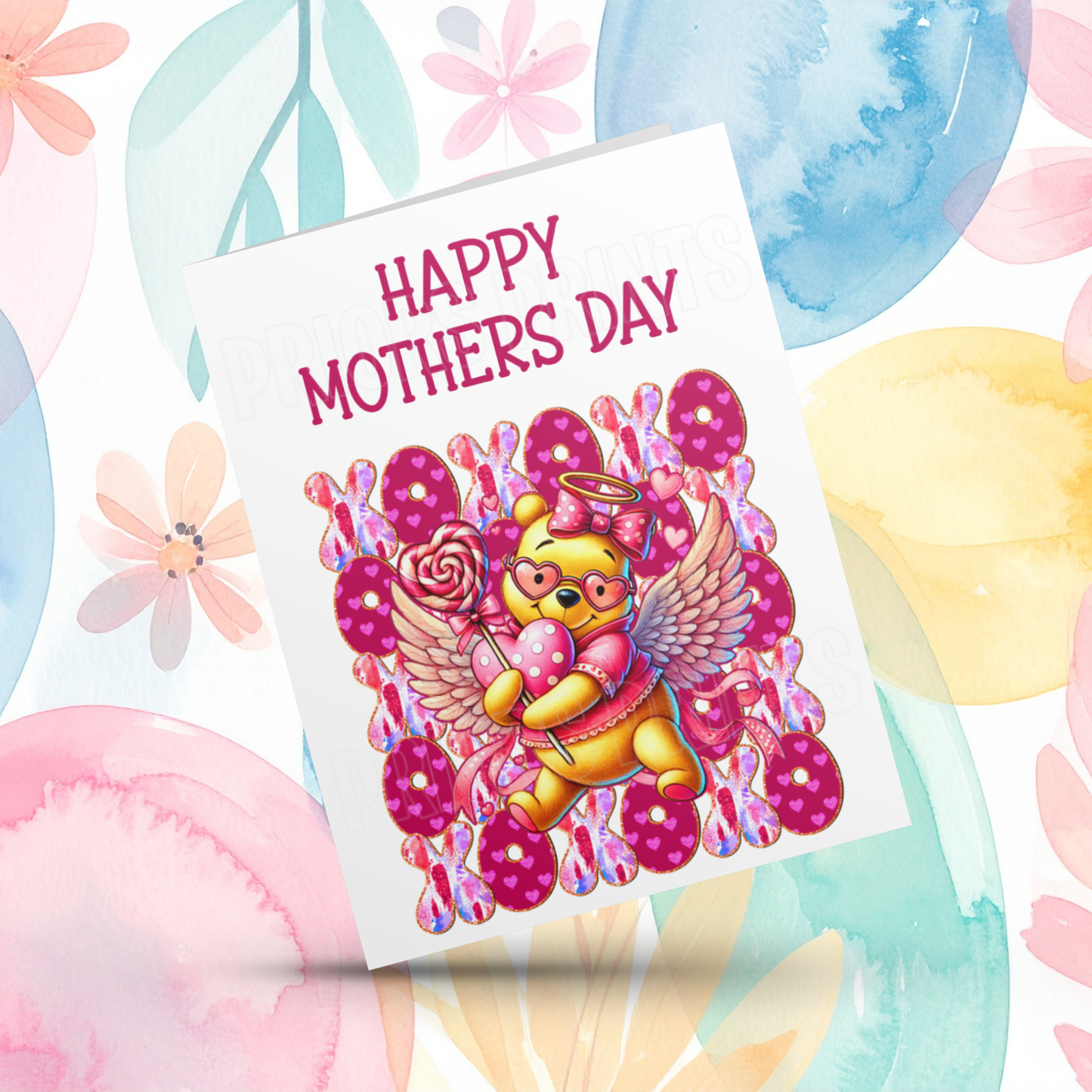 XOXO Mixed Character Happy Mothers Day Card