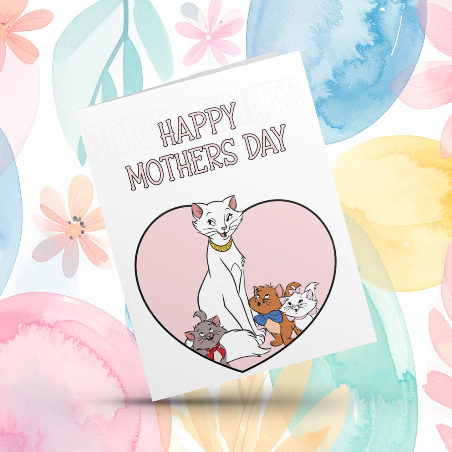Mixed Disney Characters Mothers Day Card