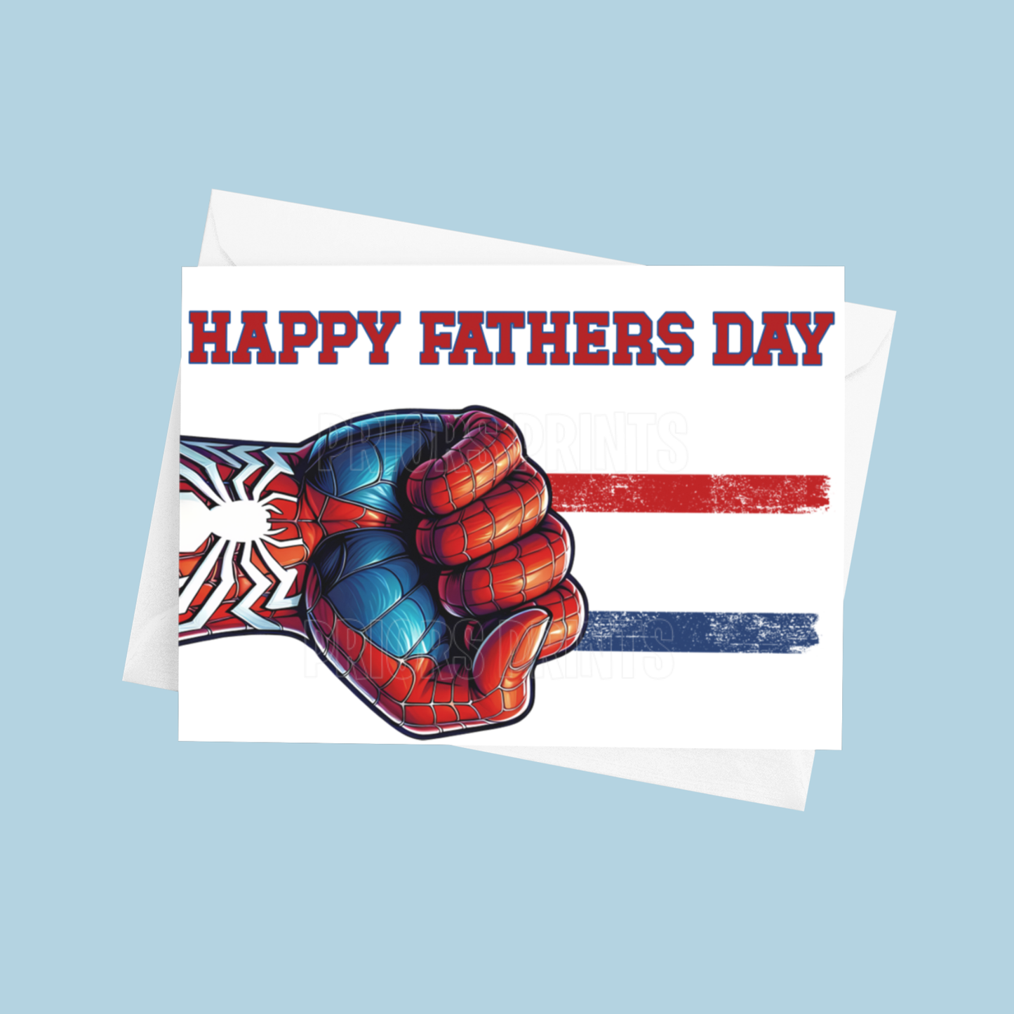 Superhero Fathers Day Card