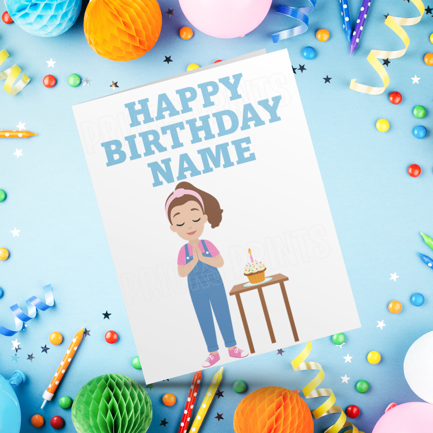 Ms Rachel Personalised Birthday Card I Miss Rachel I Mrs Rachel