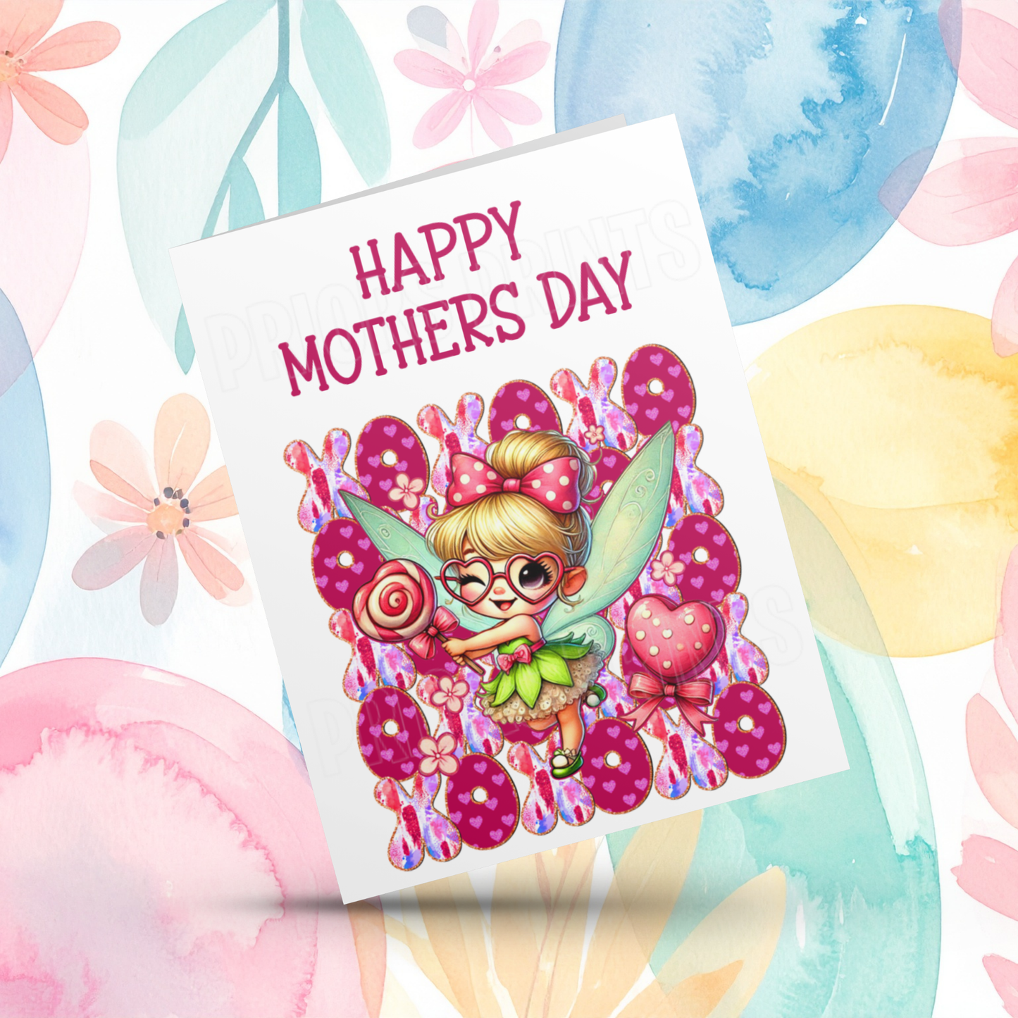 XOXO Mixed Character Happy Mothers Day Card