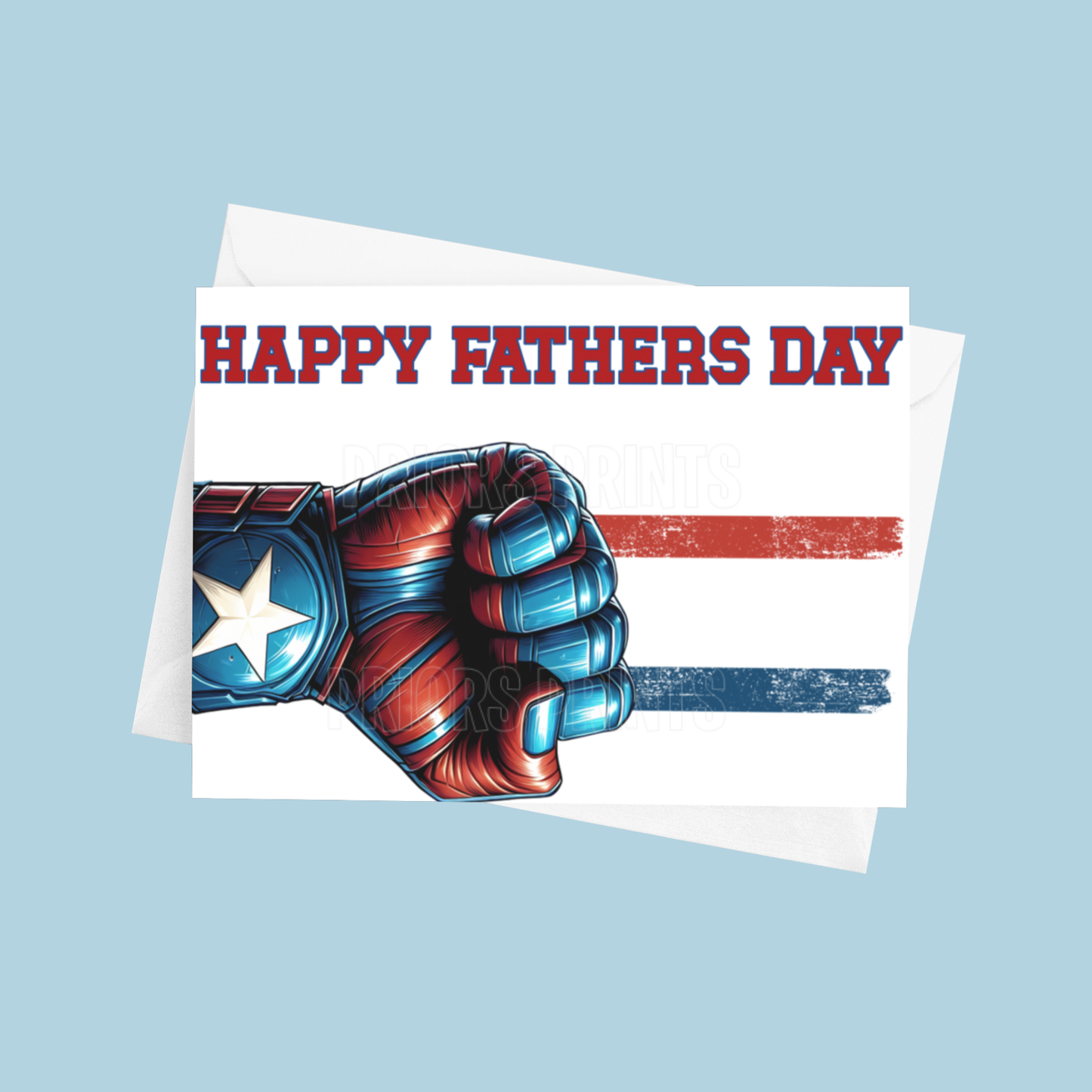 Superhero Fathers Day Card