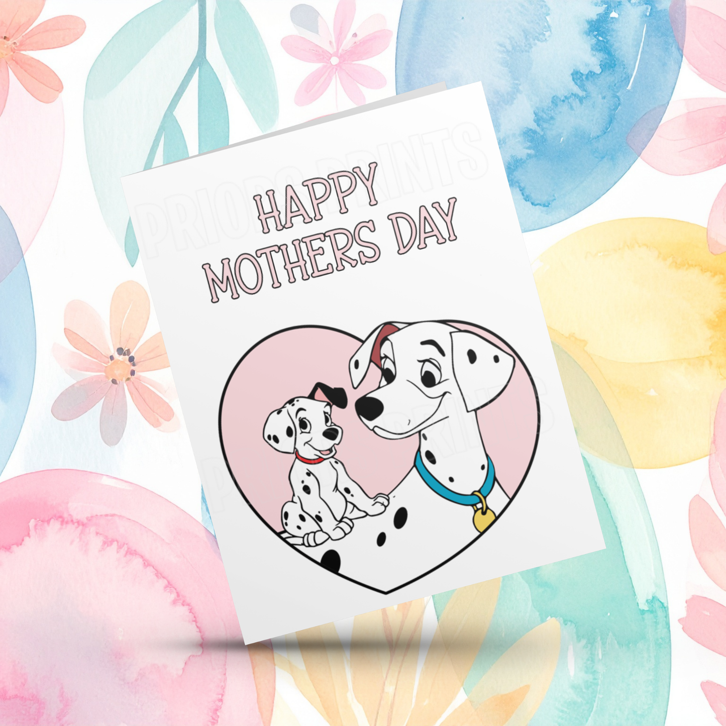 Mixed Disney Characters Mothers Day Card