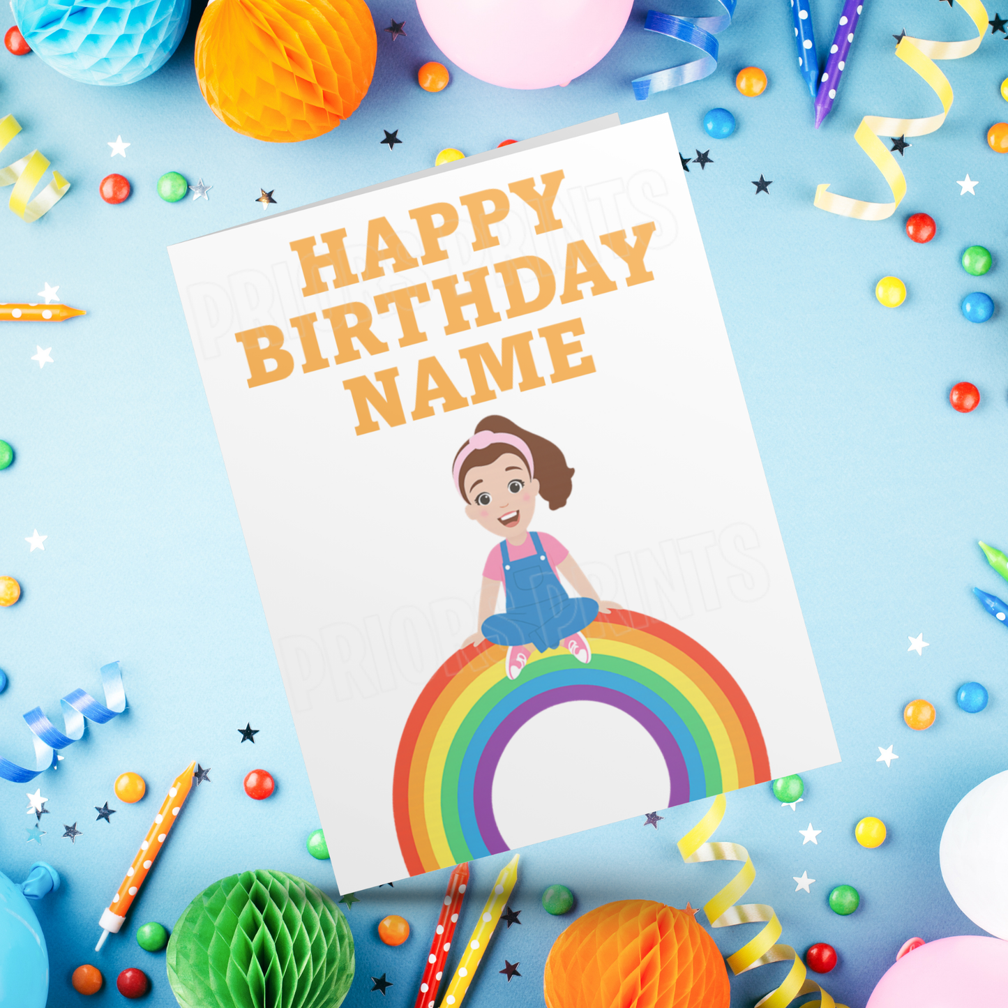 Ms Rachel Personalised Birthday Card I Miss Rachel I Mrs Rachel