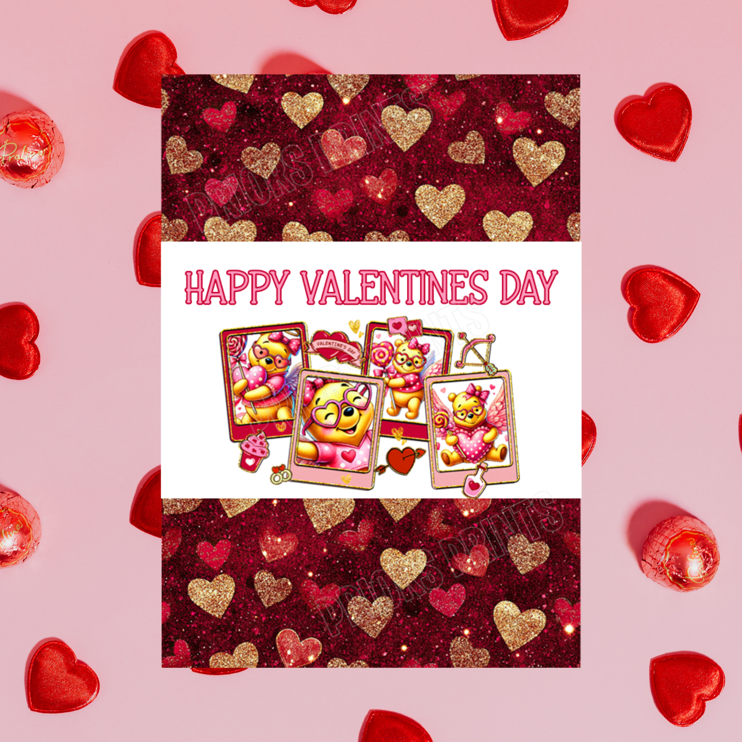 Cute Character Valentines Day Chocolate Bar Wrappers I Groot I Eeyore I Spiderman I Stitch I Sonic I Winnie The Pooh I Minnie Mouse