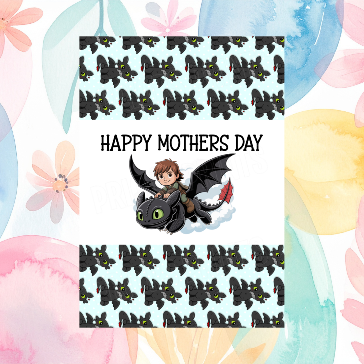 How To Train Your Dragon Happy Mothers Day Chocolate Bar Wrapper