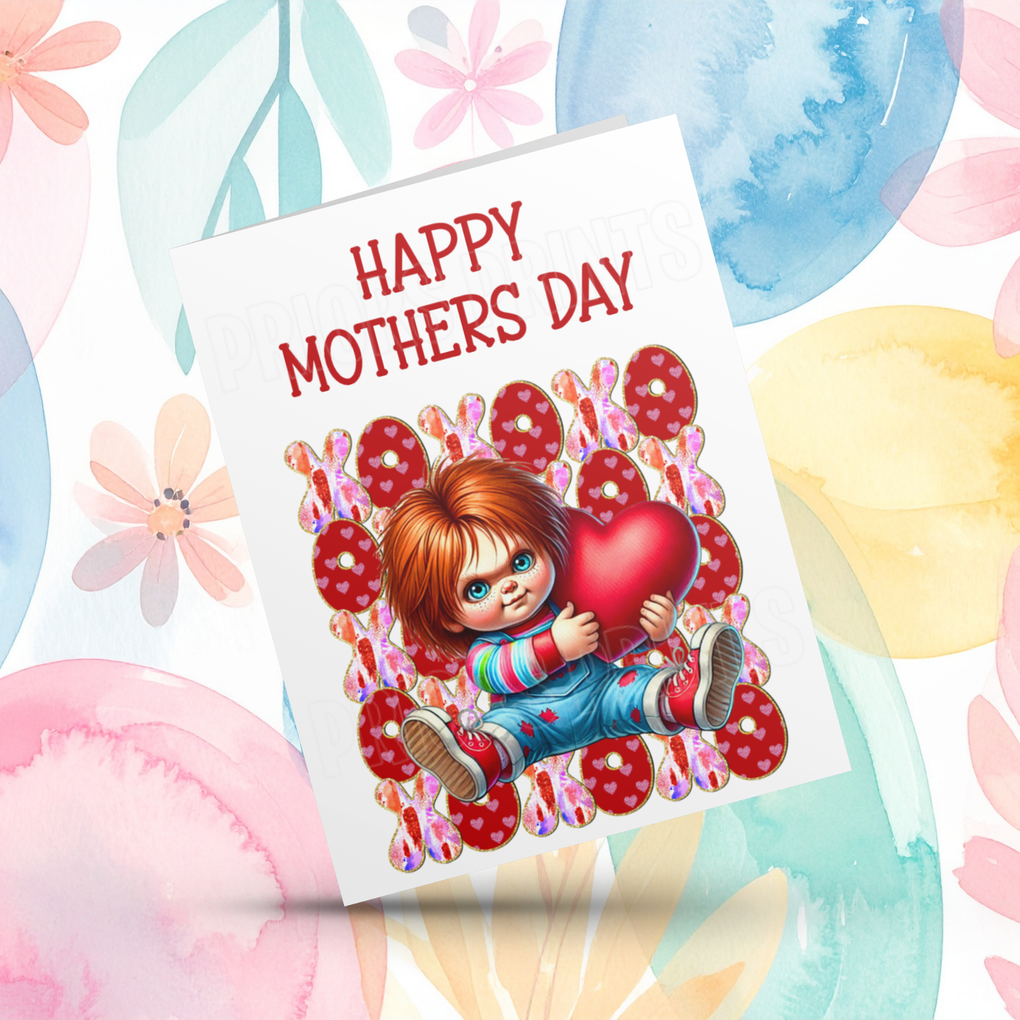 XOXO Mixed Character Happy Mothers Day Card 2