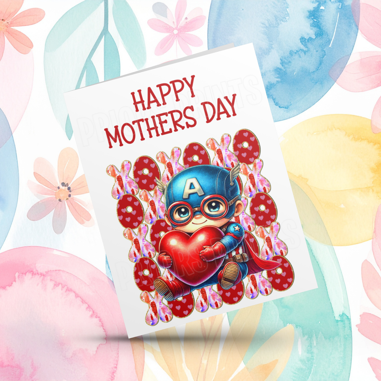 XOXO Mixed Character Happy Mothers Day Card 2