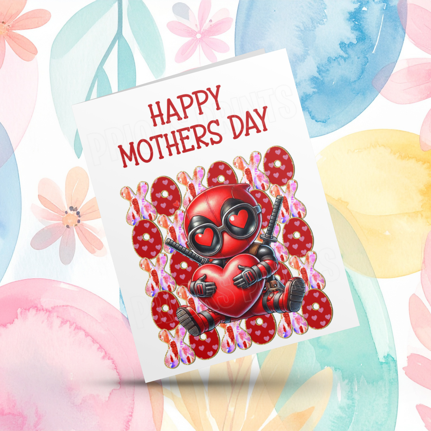 XOXO Mixed Character Happy Mothers Day Card 2