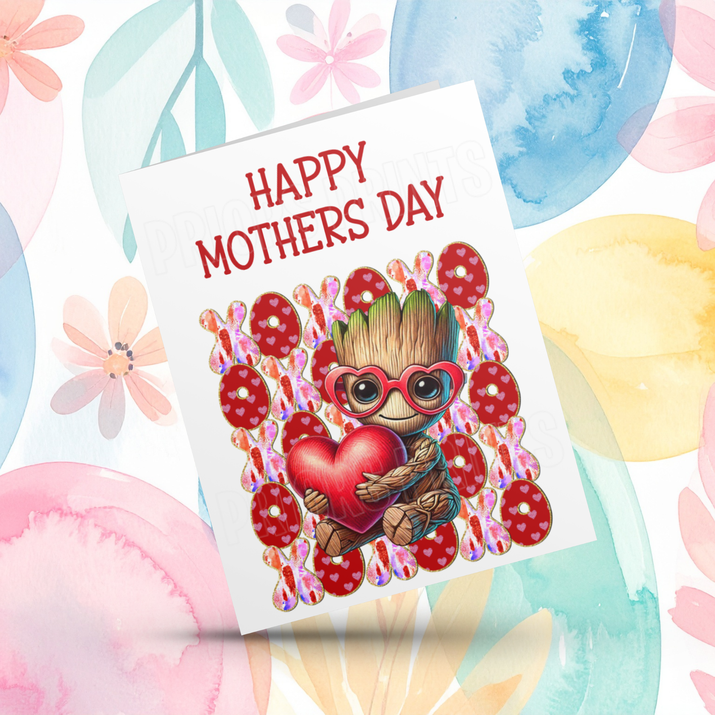 XOXO Mixed Character Happy Mothers Day Card 2
