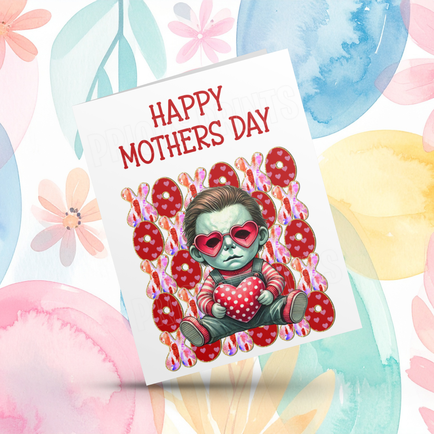 XOXO Mixed Character Happy Mothers Day Card 2