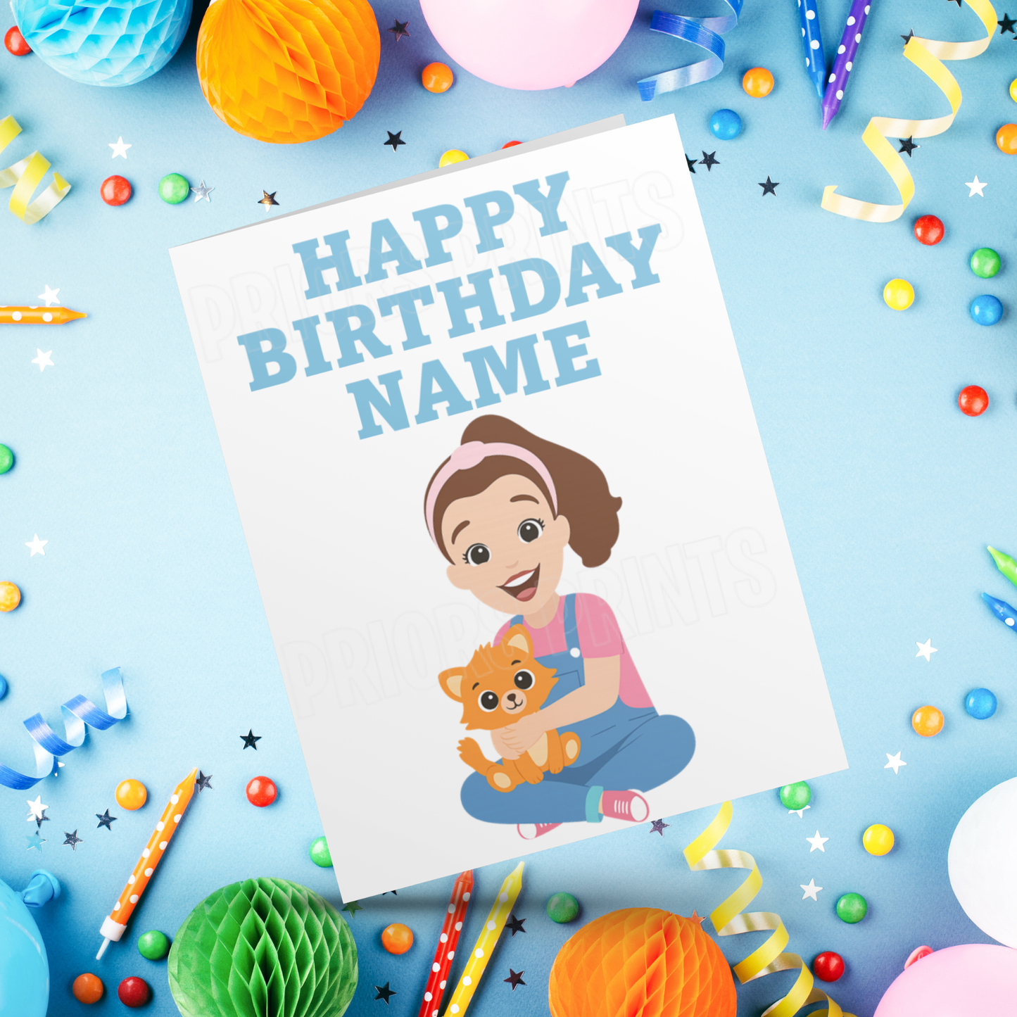 Ms Rachel Personalised Birthday Card I Miss Rachel I Mrs Rachel
