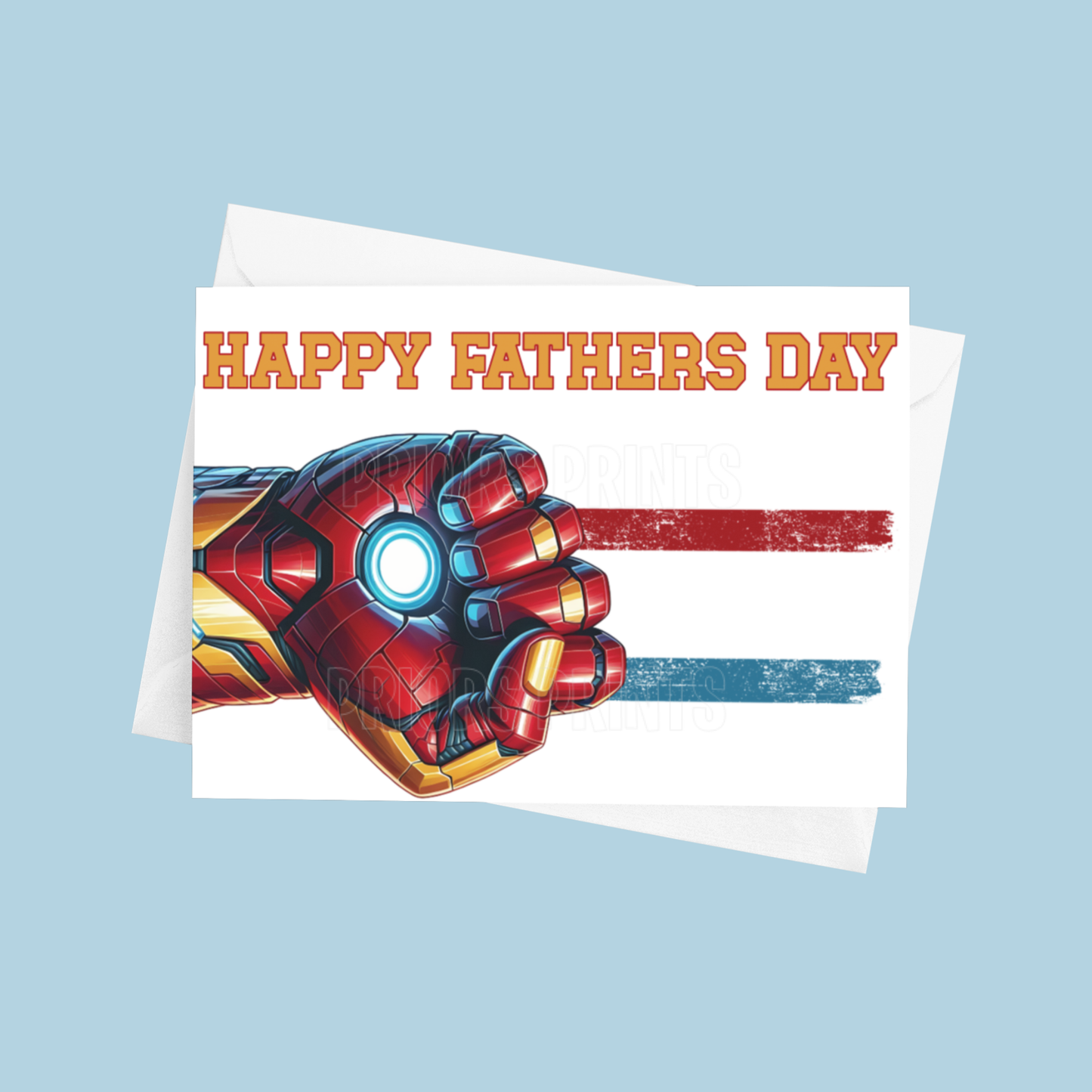 Superhero Fathers Day Card