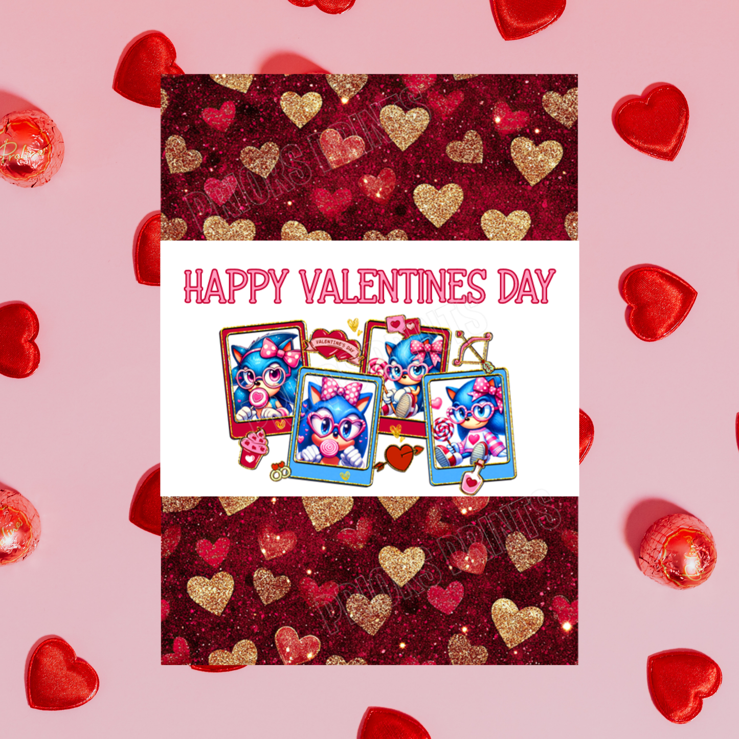 Cute Character Valentines Day Chocolate Bar Wrappers I Groot I Eeyore I Spiderman I Stitch I Sonic I Winnie The Pooh I Minnie Mouse