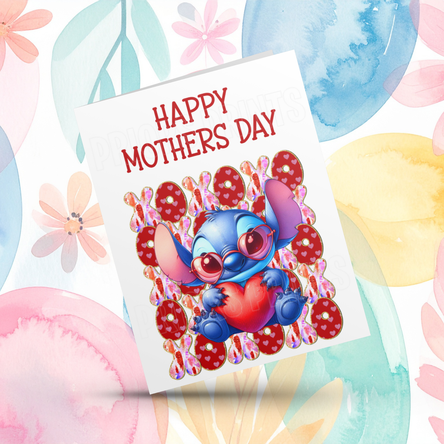 XOXO Mixed Character Happy Mothers Day Card 2