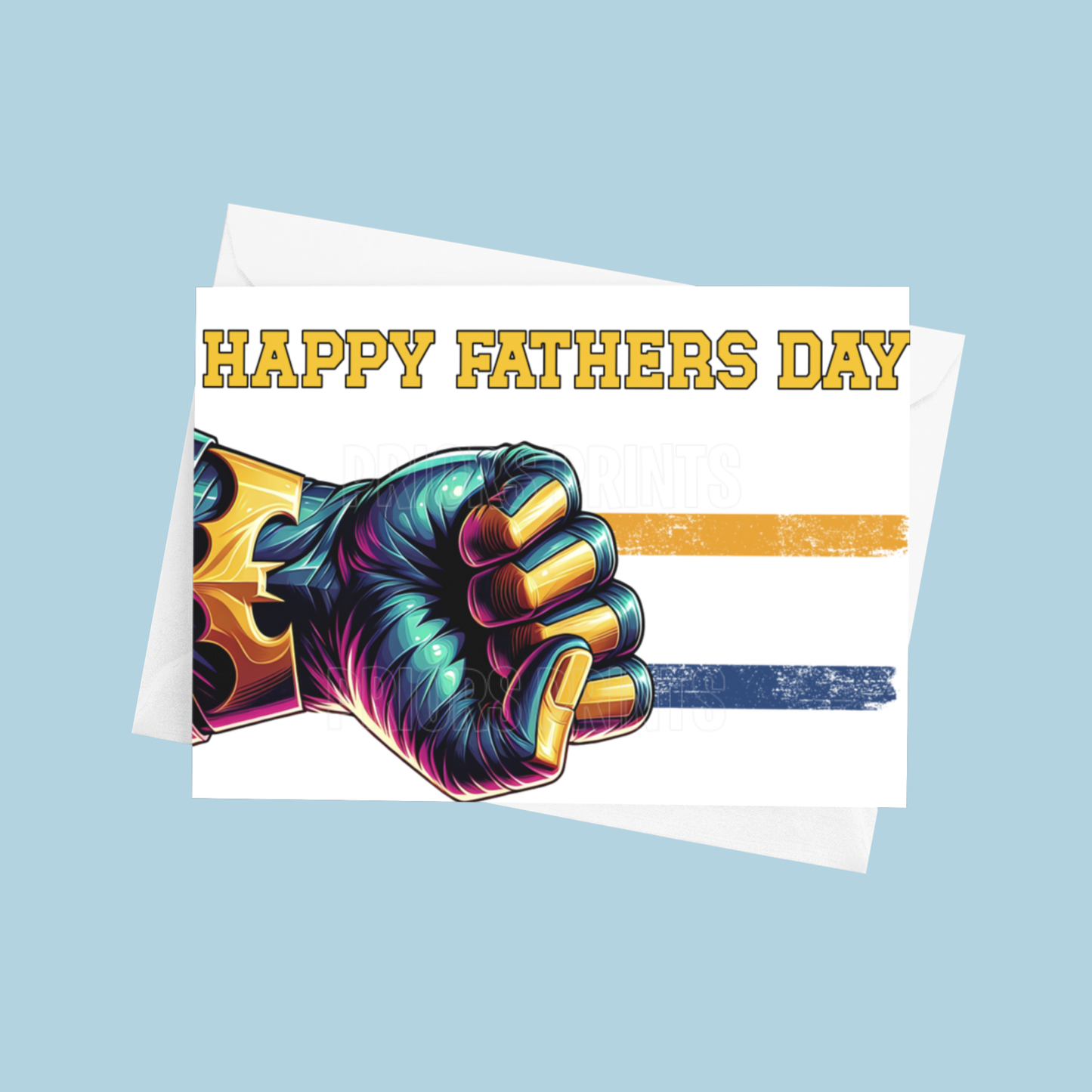 Superhero Fathers Day Card