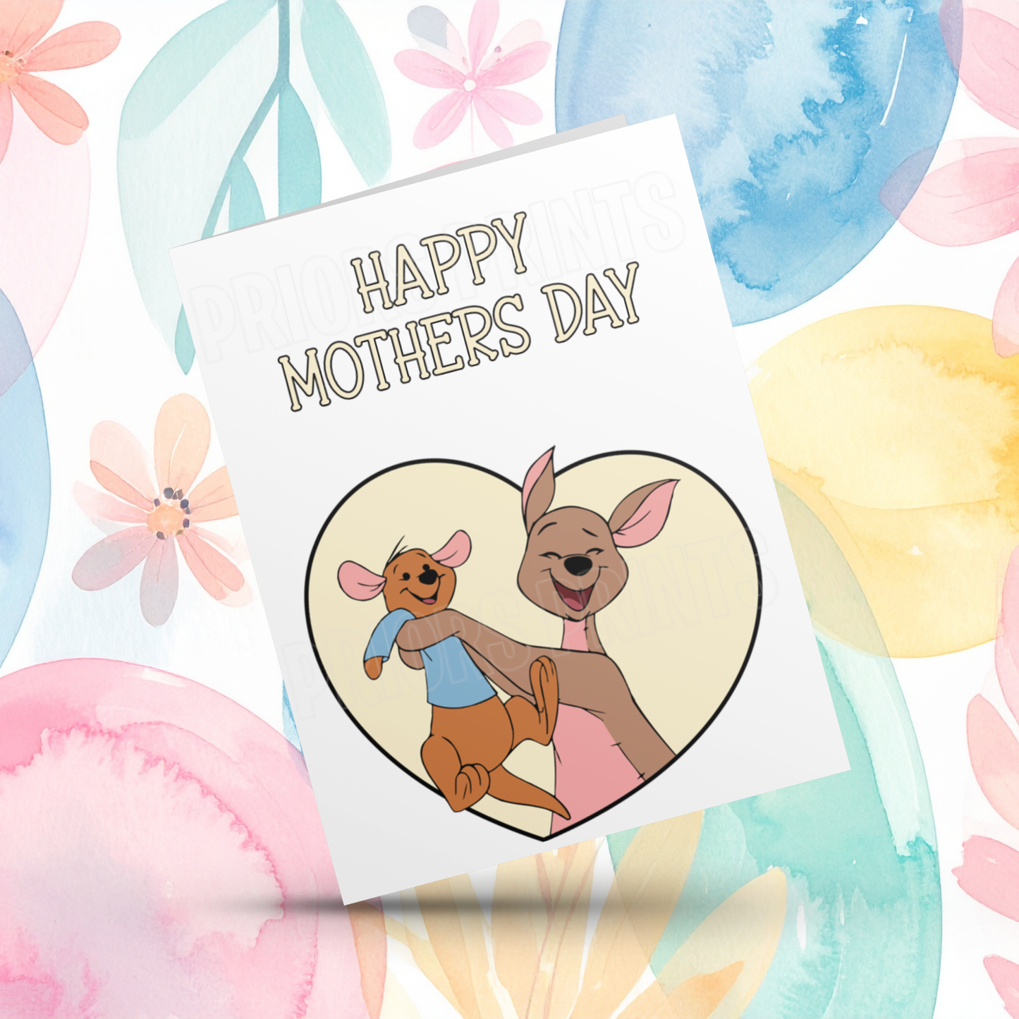 Mixed Disney Characters Mothers Day Card